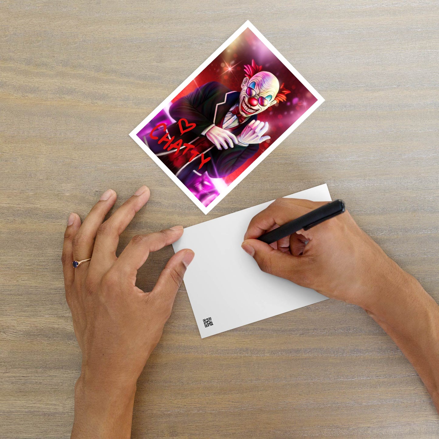 Postcard - Signed Chatty