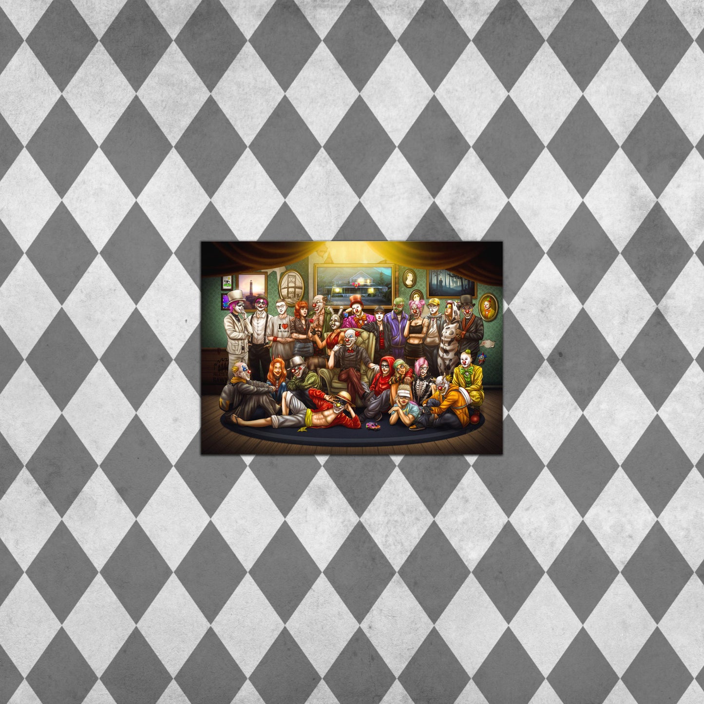 Matte Poster - Funhouse Family Portrait
