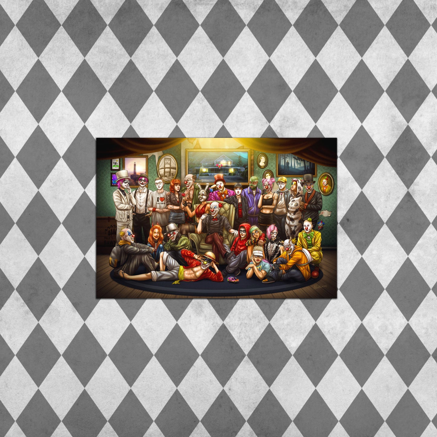 Matte Poster - Funhouse Family Portrait