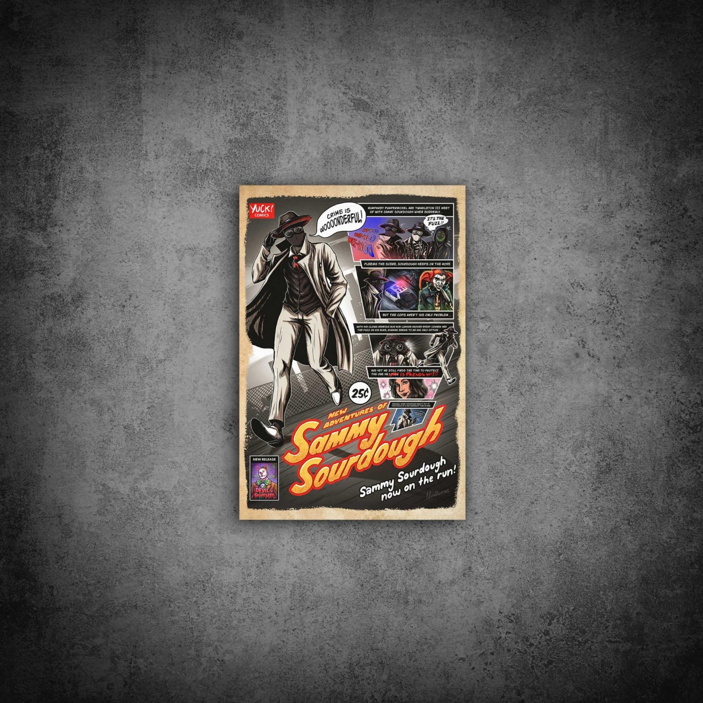 Matte Poster - Sammy Sourdough Comic Cover