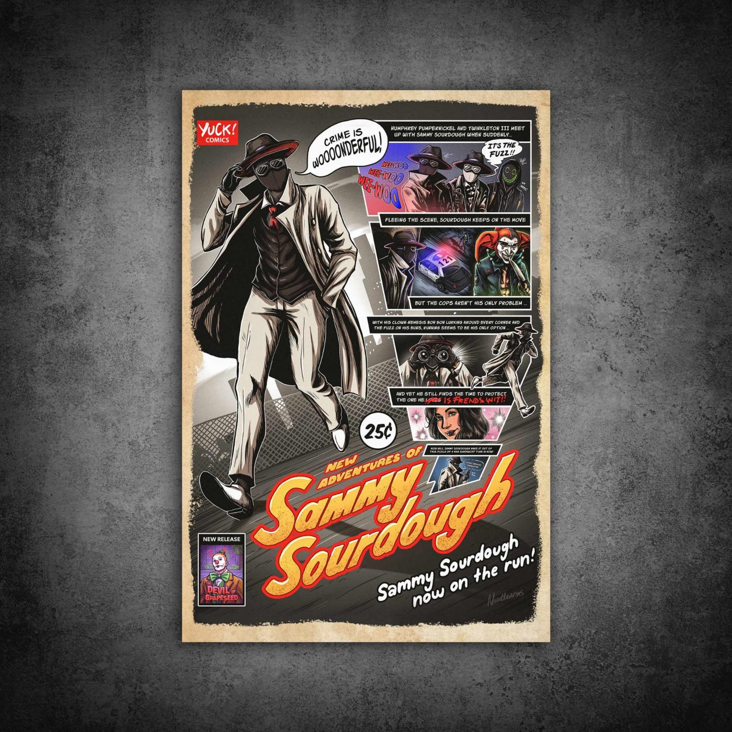Matte Poster - Sammy Sourdough Comic Cover
