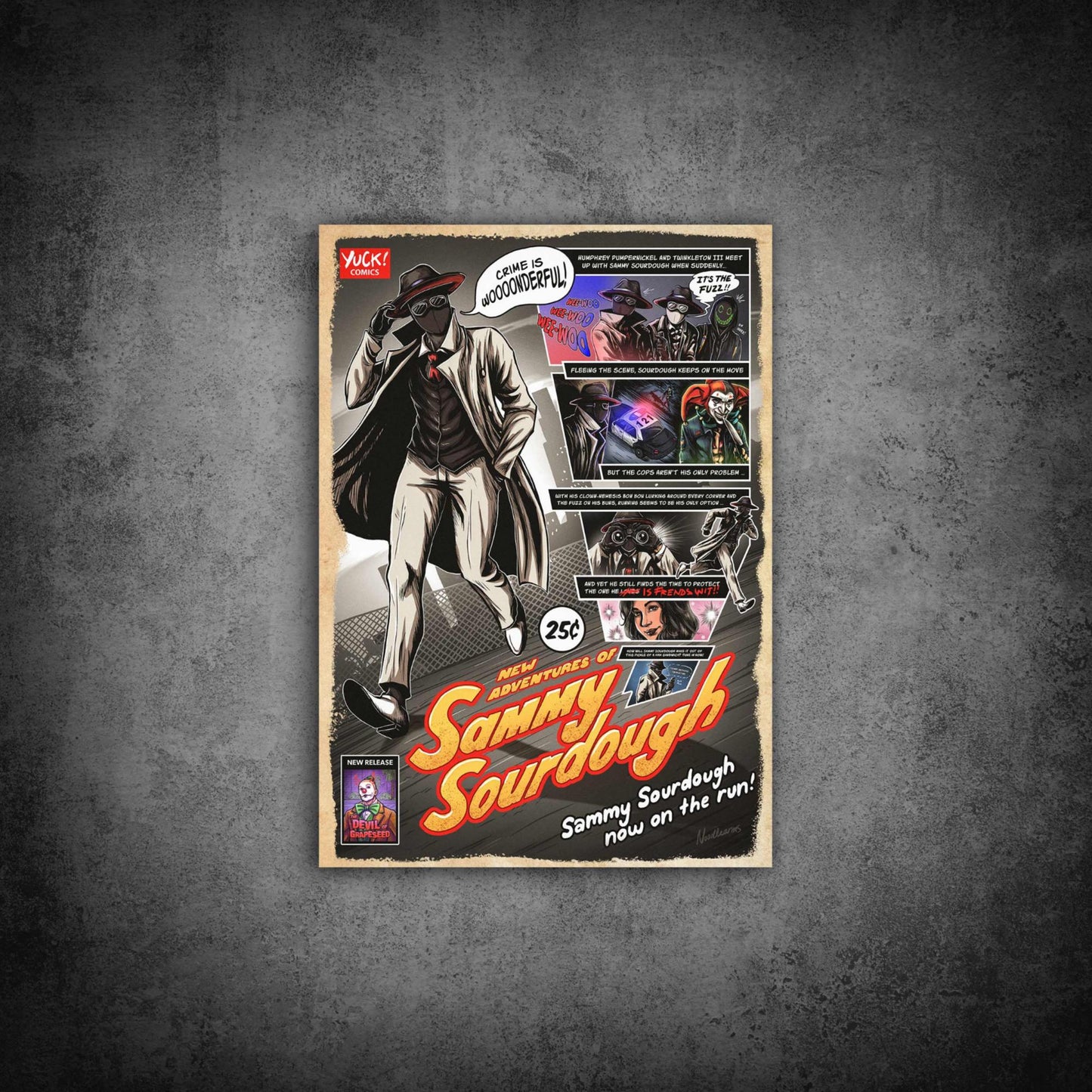Matte Poster - Sammy Sourdough Comic Cover