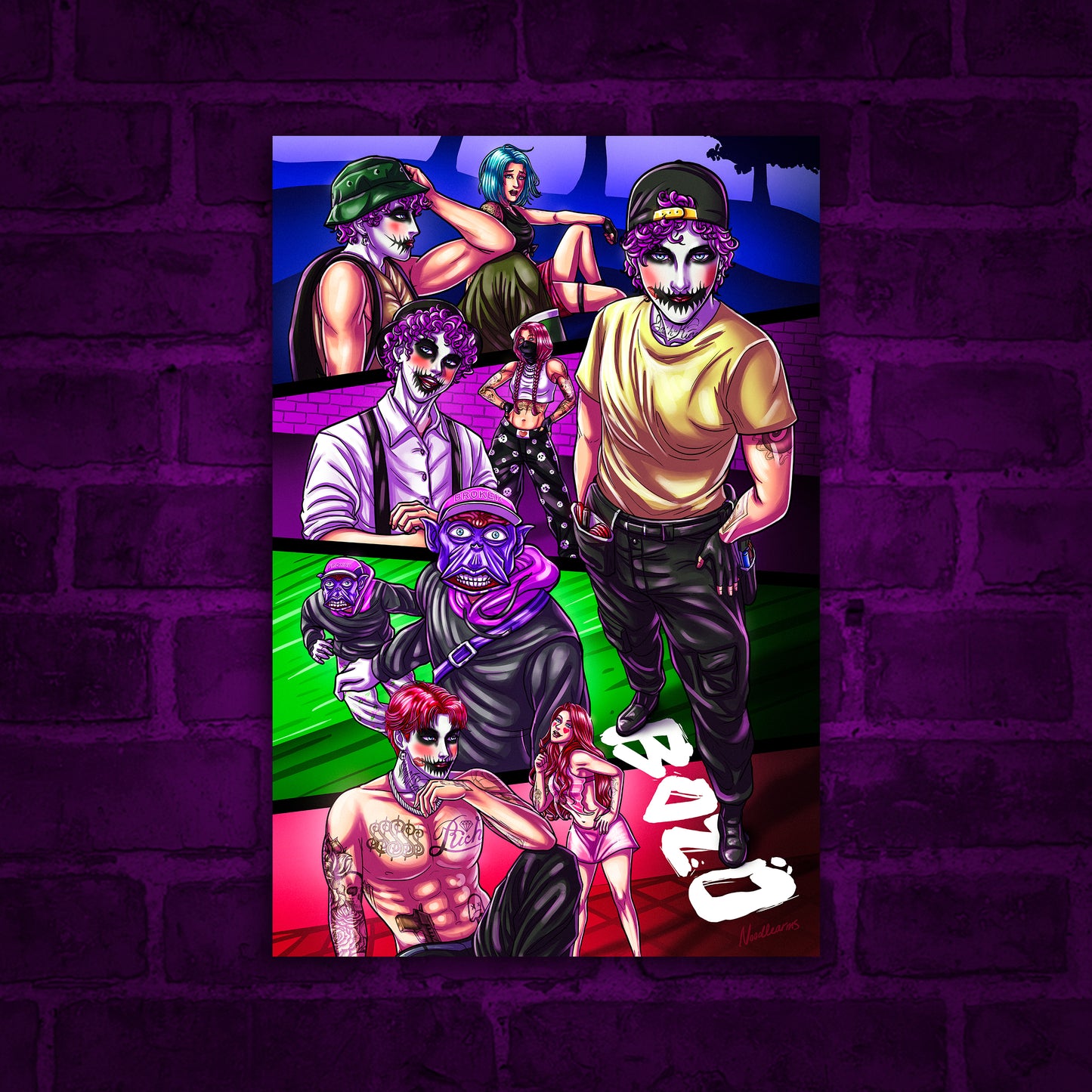 Matte Poster - Phases of Bozo
