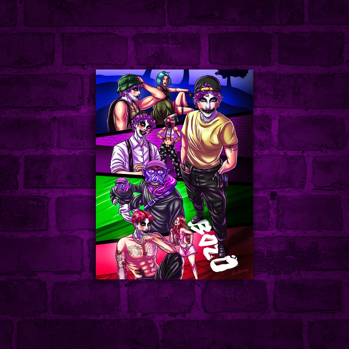Matte Poster - Phases of Bozo