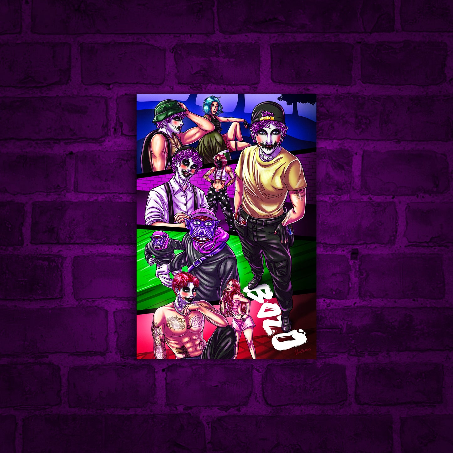 Matte Poster - Phases of Bozo