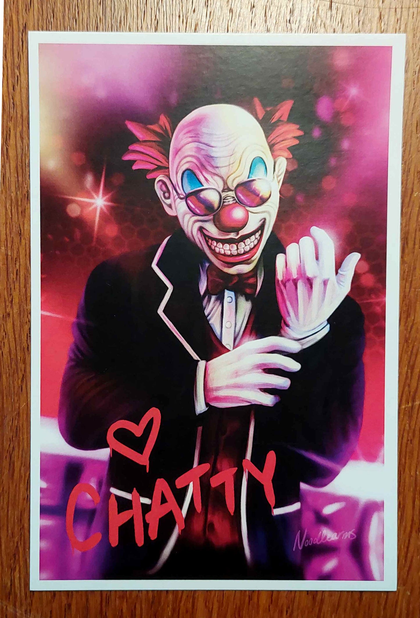 Postcard - Signed Chatty