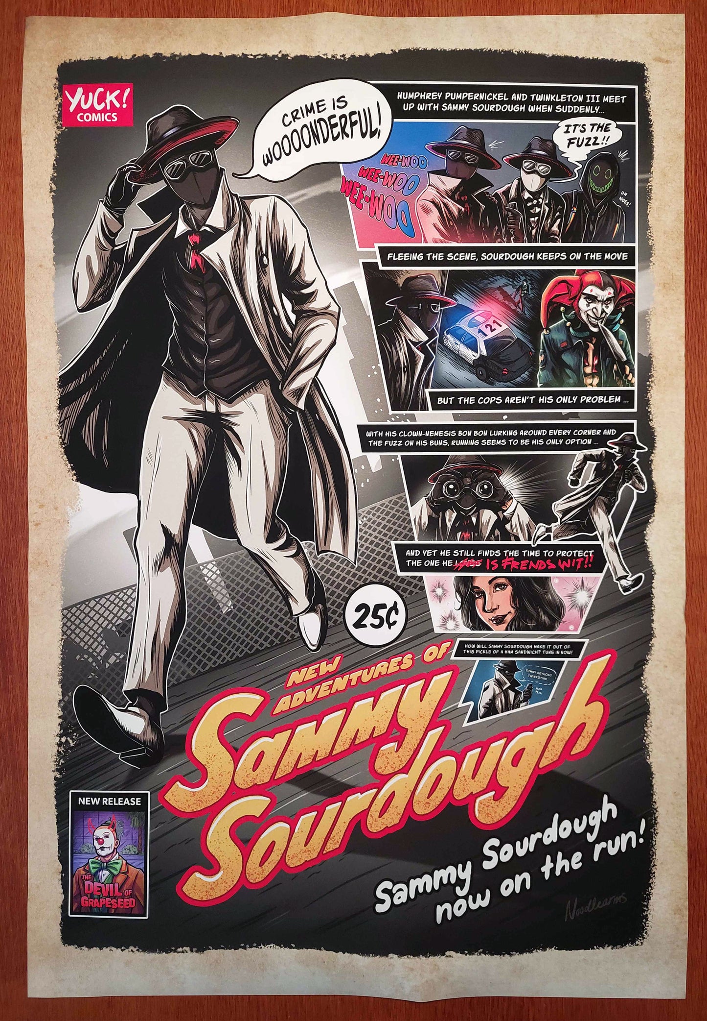 Matte Poster - Sammy Sourdough Comic Cover