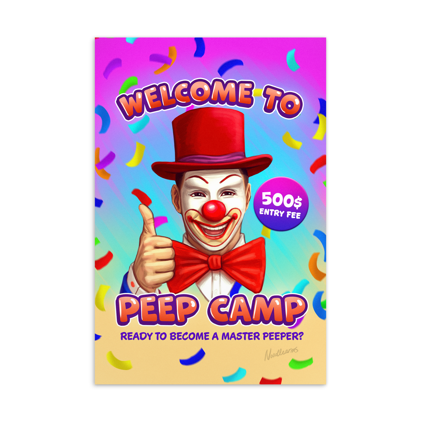 Postcard - Peep Camp