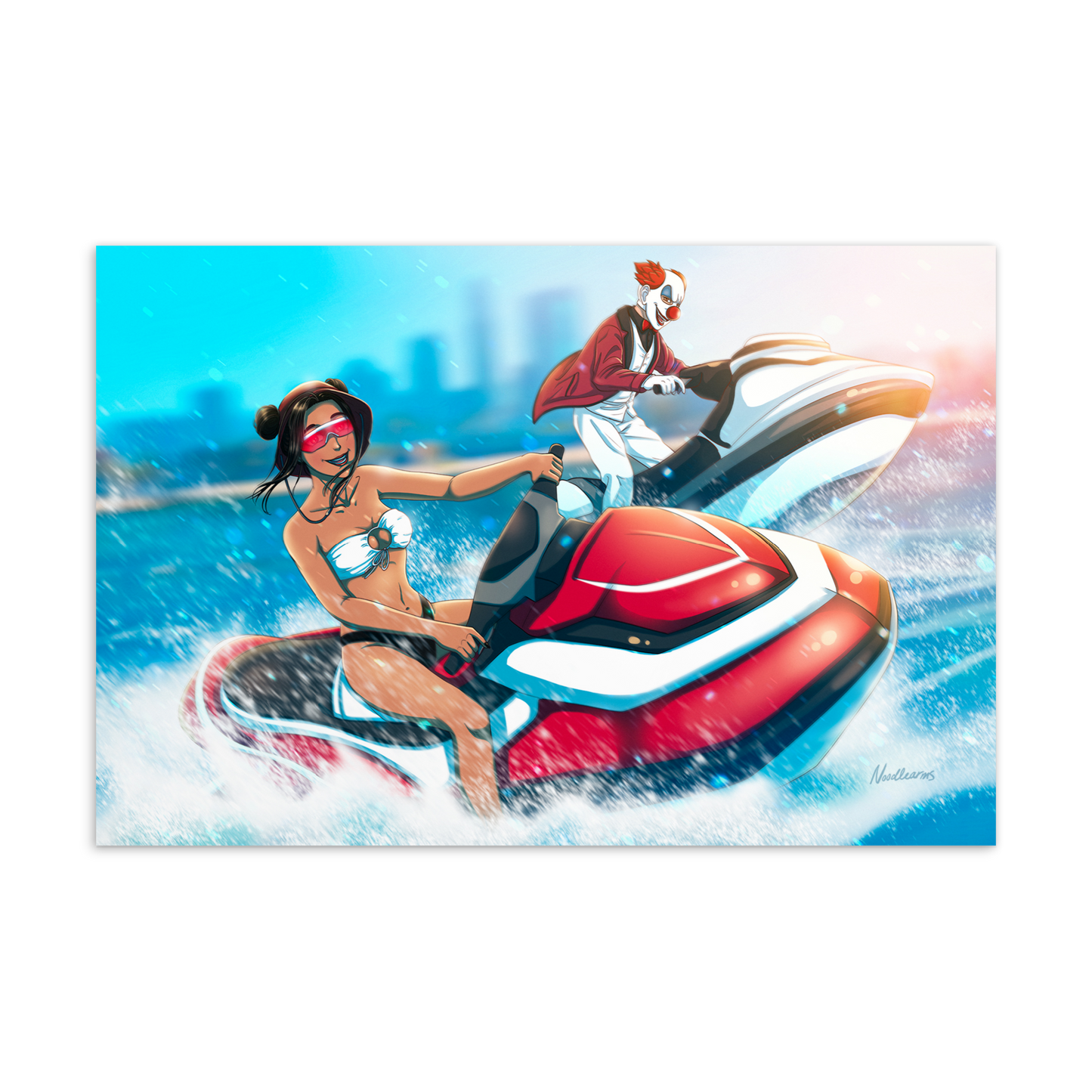 Postcard - Jet Ski Date