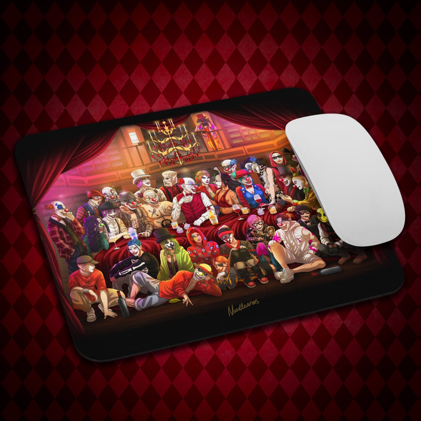 Clown Meeting Alternative Mouse pad