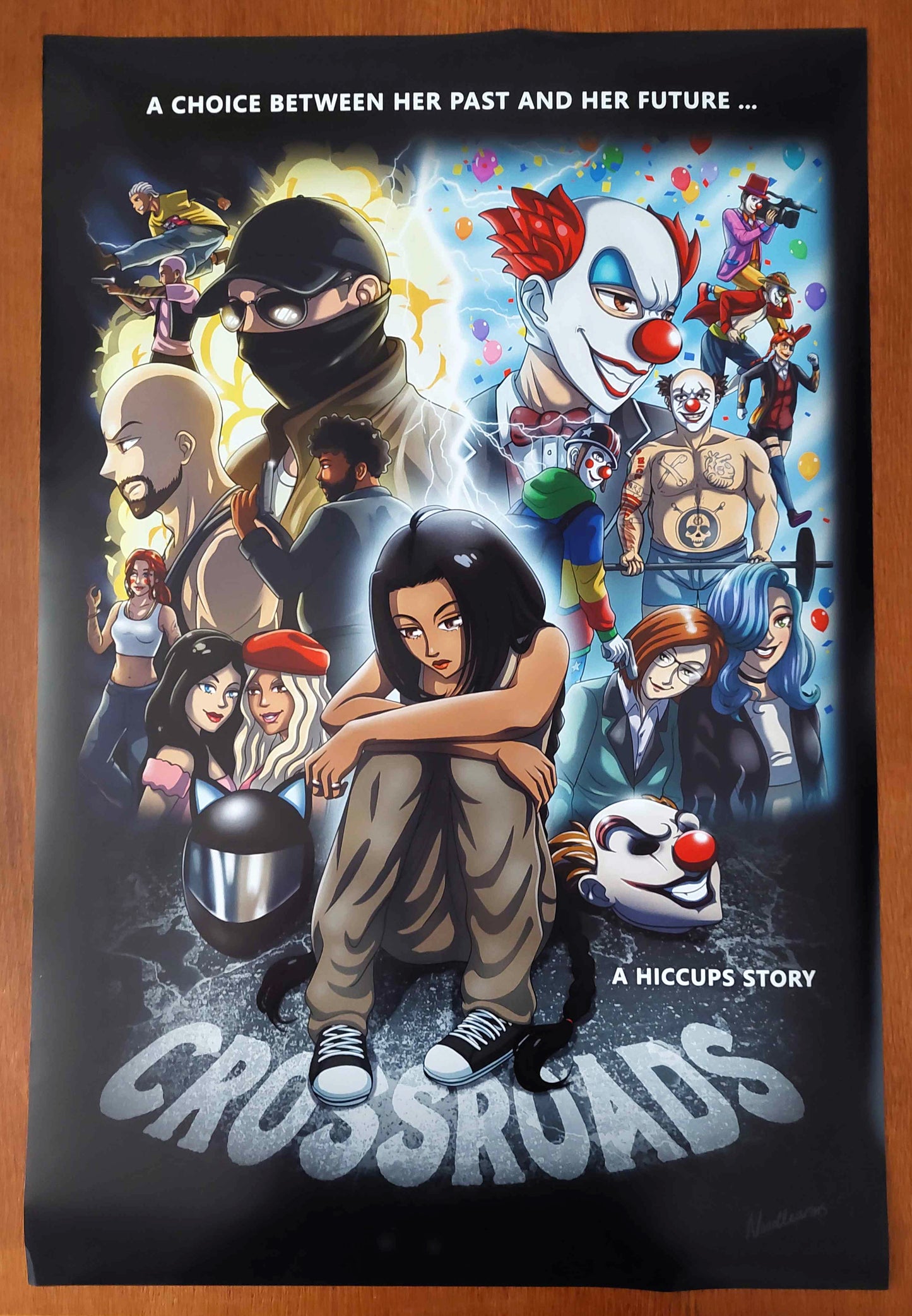 Luster Poster - Crossroads: A Hiccups Story