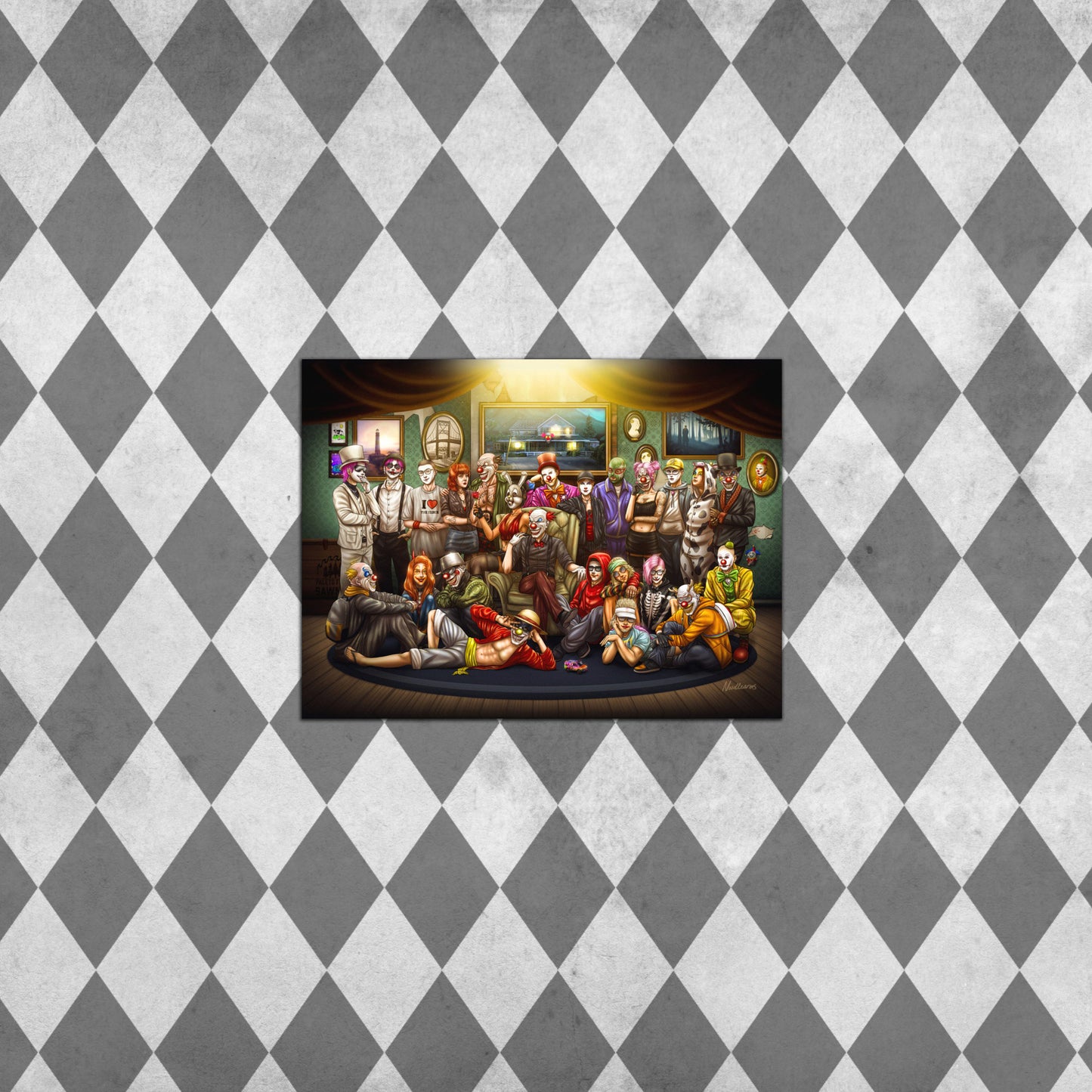 Luster Poster - Funhouse Family Portrait