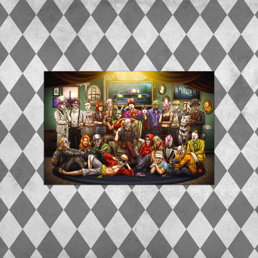 Luster Poster - Funhouse Family Portrait