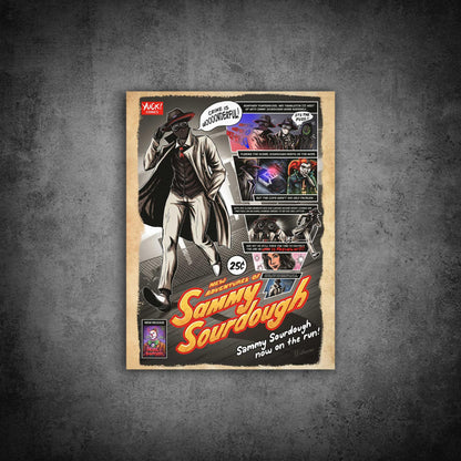 Matte Poster - Sammy Sourdough Comic Cover
