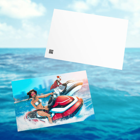 Postcard - Jet Ski Date