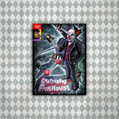 Matte Poster - Chatterbox Funhouse Comic Cover