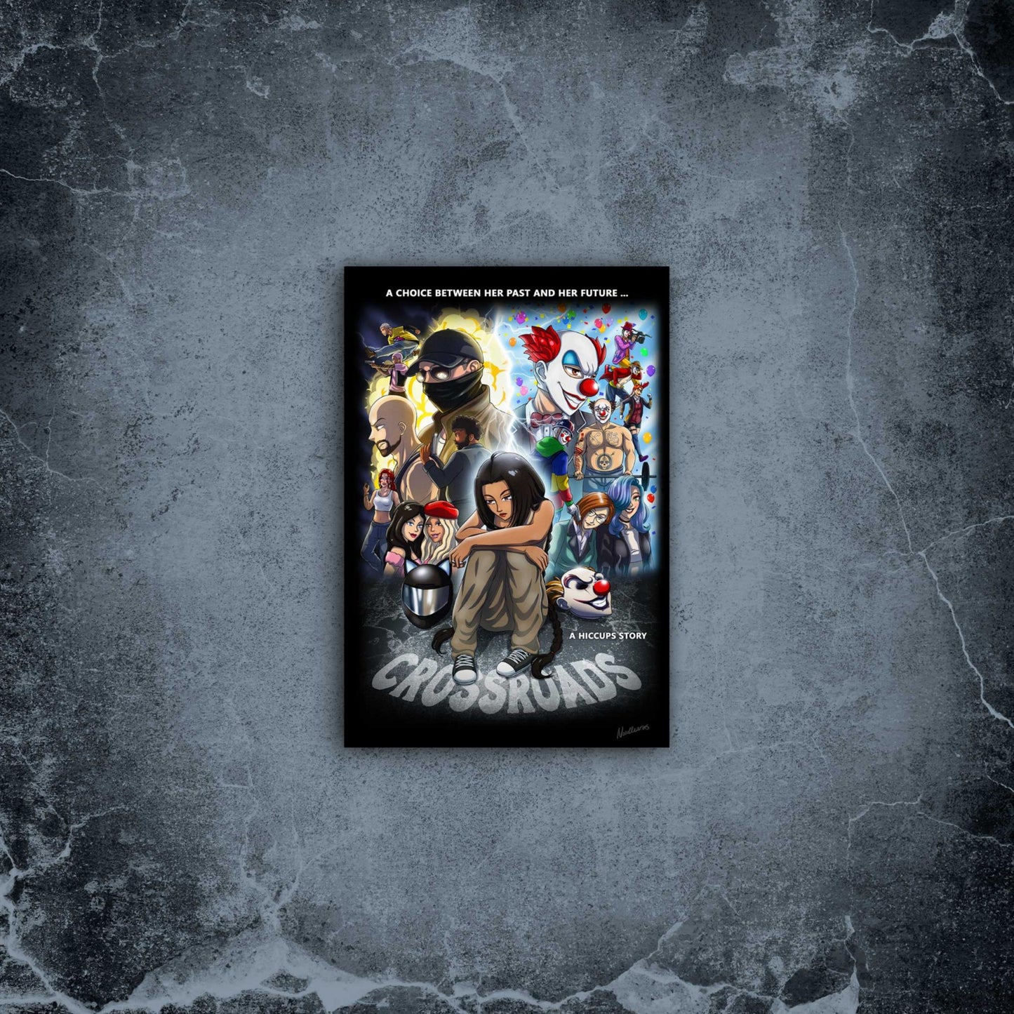 Luster Poster - Crossroads: A Hiccups Story