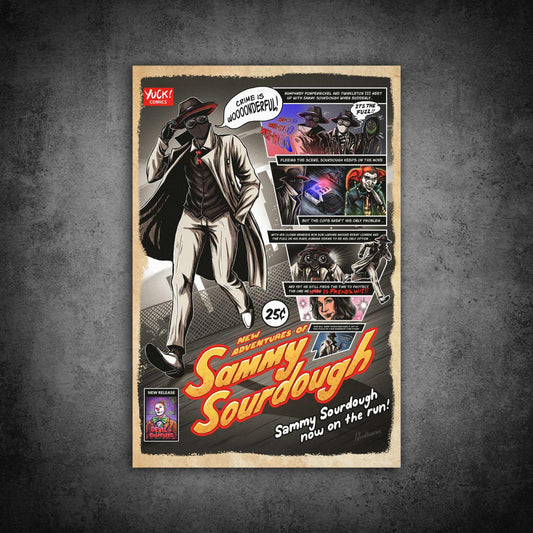 Luster Poster - Sammy Sourdough Comic Cover