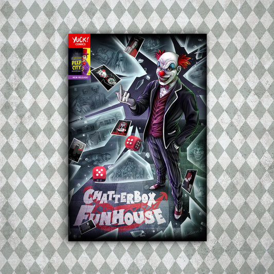 Luster Poster - Chatterbox Funhouse Comic Cover