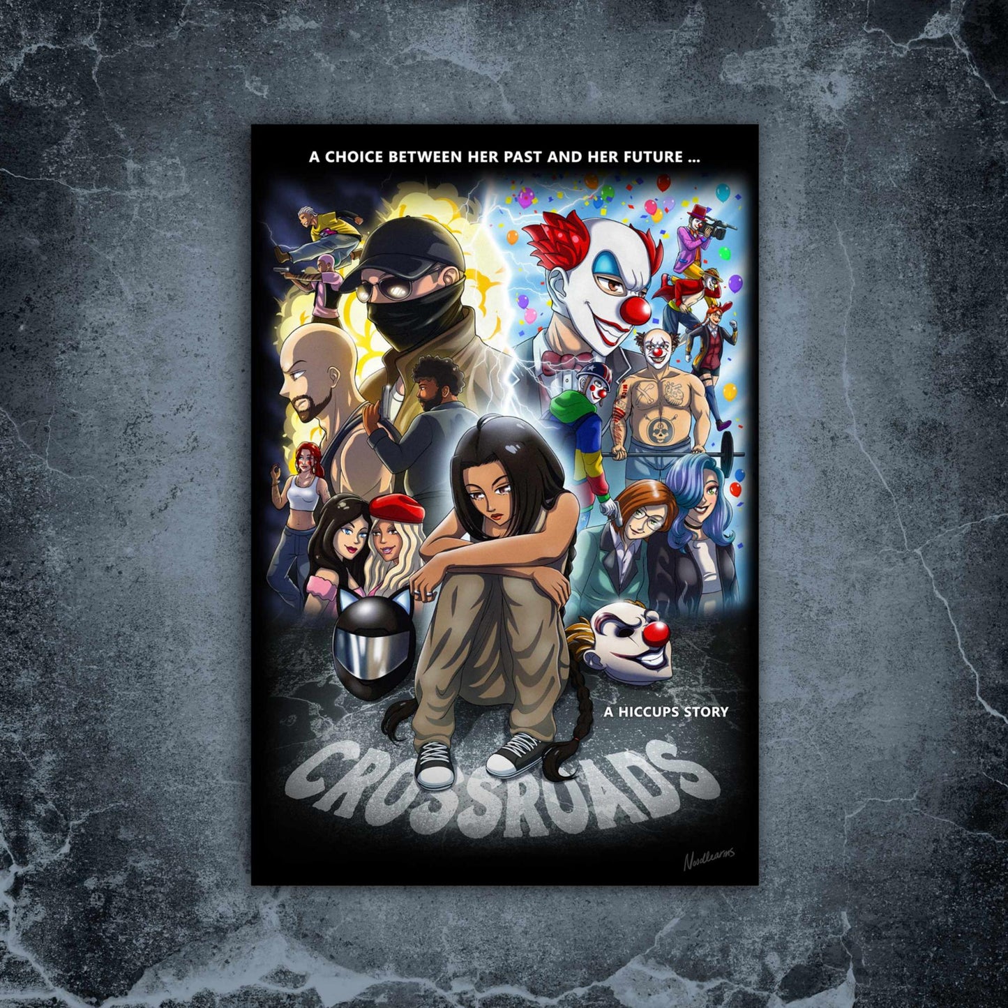 Luster Poster - Crossroads: A Hiccups Story