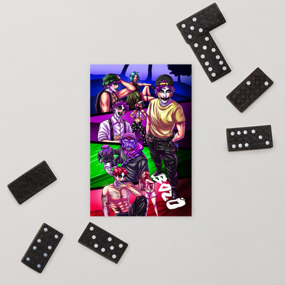Postcard - Phases of Bozo