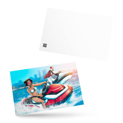 Postcard - Jet Ski Date