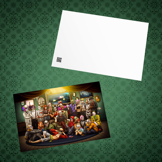 Postcard - Funhouse Family Portrait