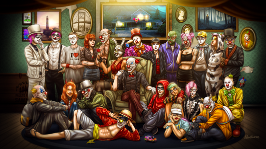 Funhouse Family Portrait - Desktop Wallpaper